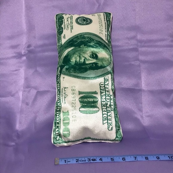 Bedding Vintage Green One Hundred Dollar Plush Pillow 15 Poshmark